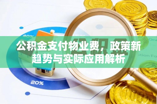 南雄公积金支付物业费，政策新趋势与实际应用解析