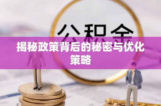 南雄揭秘政策背后的秘密与优化策略