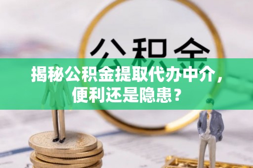 南雄揭秘公积金提取代办中介，便利还是隐患？