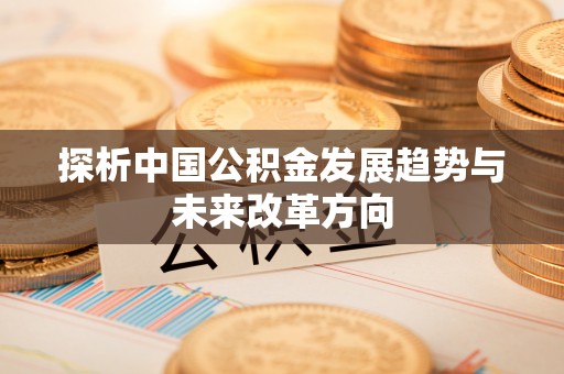 南雄探析中国公积金发展趋势与未来改革方向