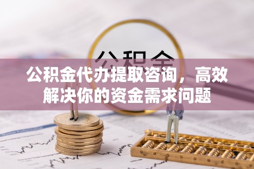 南雄公积金代办提取咨询，高效解决你的资金需求问题