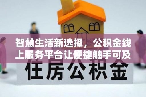 南雄智慧生活新选择，公积金线上服务平台让便捷触手可及
