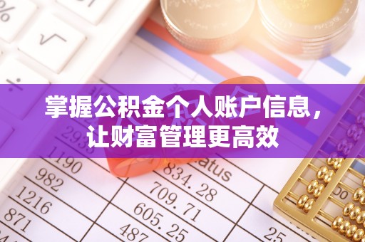 南雄掌握公积金个人账户信息，让财富管理更高效
