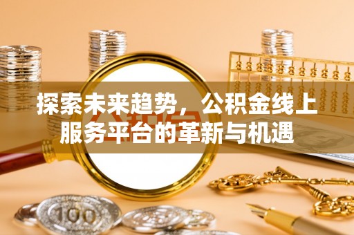 南雄探索未来趋势，公积金线上服务平台的革新与机遇