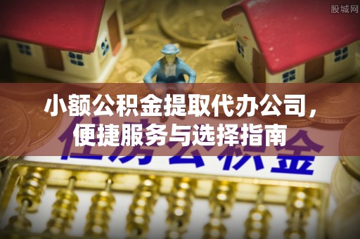 南雄小额公积金提取代办公司，便捷服务与选择指南