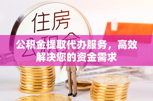 南雄公积金提取代办服务，高效解决您的资金需求