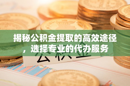 南雄揭秘公积金提取的高效途径，选择专业的代办服务